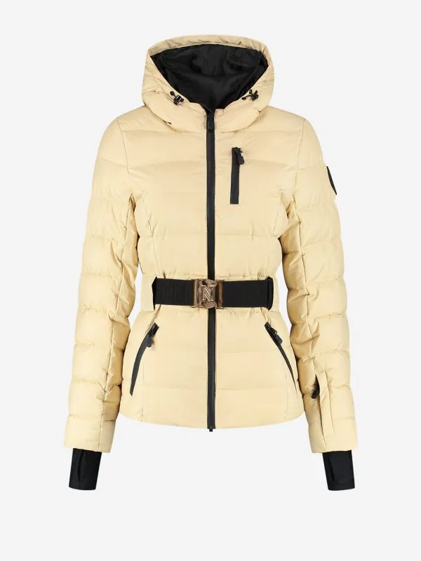 Nikkie Ski Jas Met Capuchon En Elastische Riem