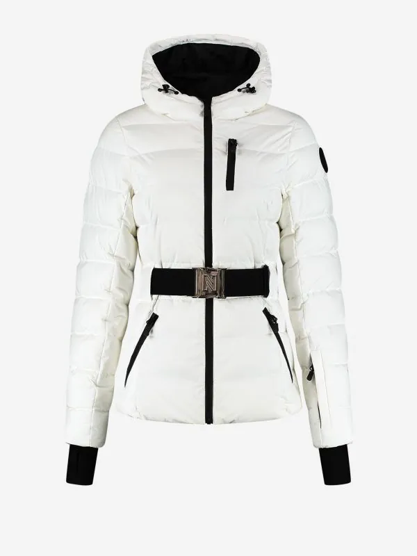 Nikkie Ski Jas Met Capuchon En Elastische Riem