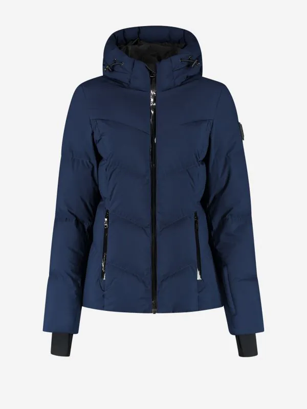 nikkie Ski jas met capuchon en sneeuwvangers