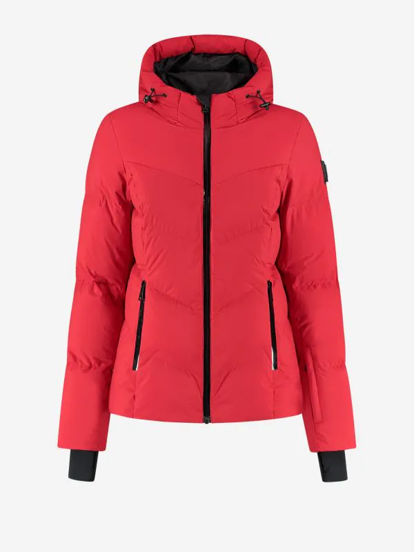 nikkie Ski jas met capuchon en sneeuwvangers