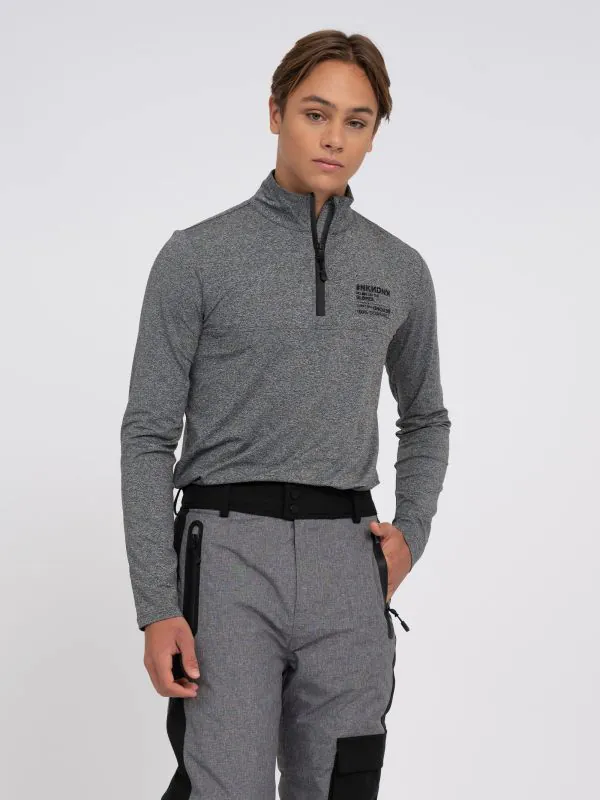 nikkie Ski pully met hoge kraag en rits