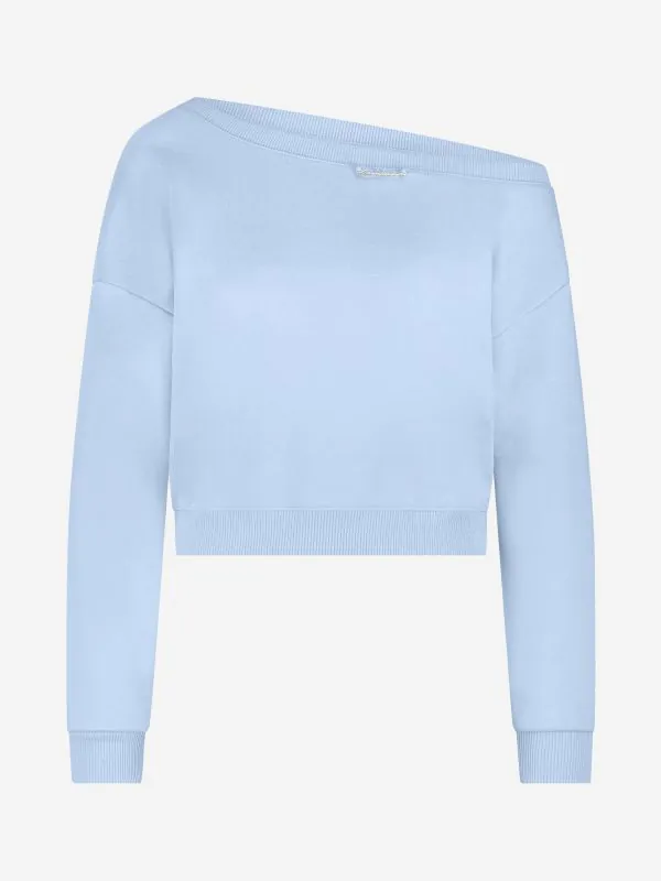 nikkie Sweater met asymmetrische hals