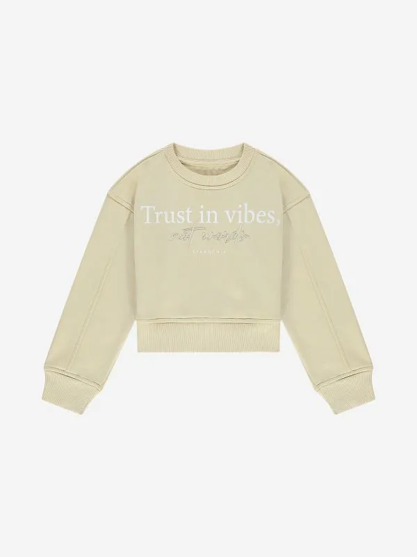 nikkie Sweater met geborduurde tekst