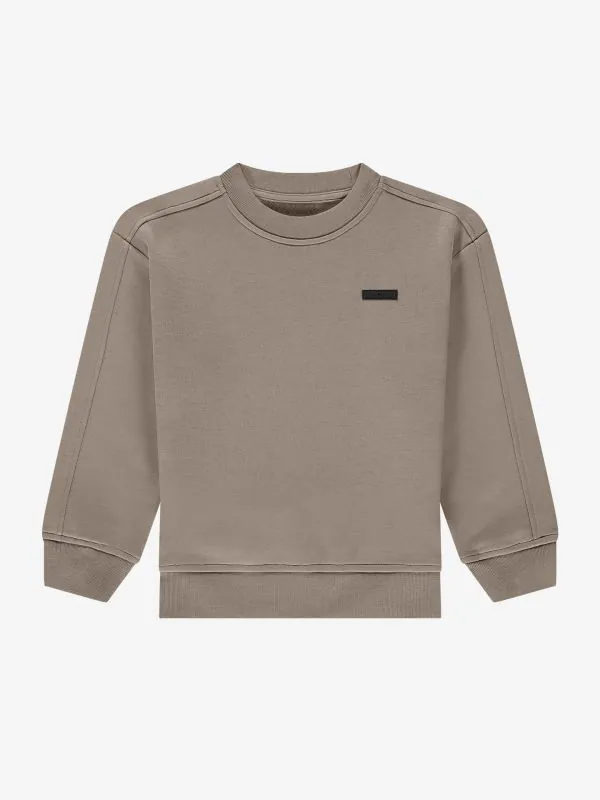 nikkie Sweater met geborduurde tekst op rug