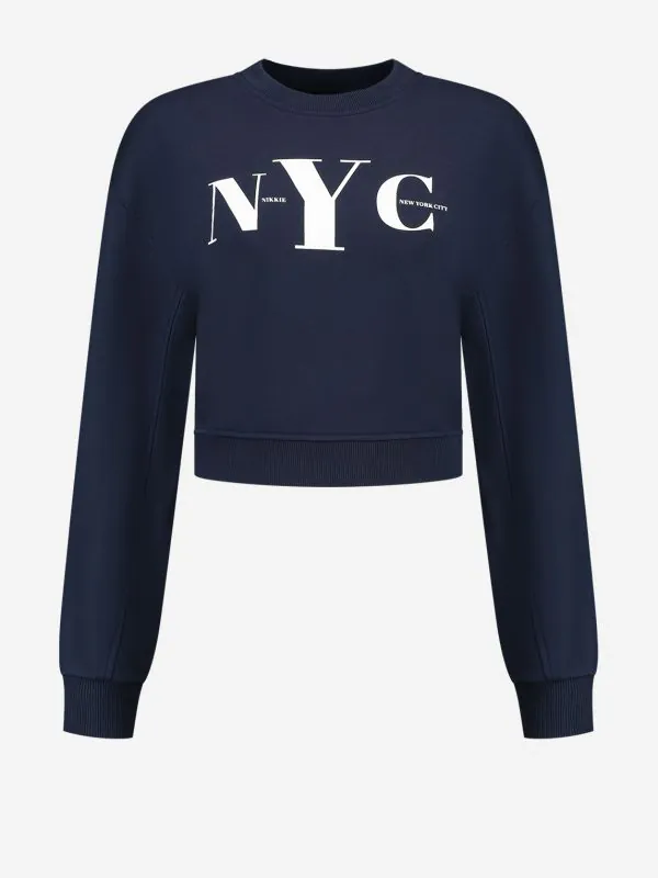 nikkie Sweater met NYC print