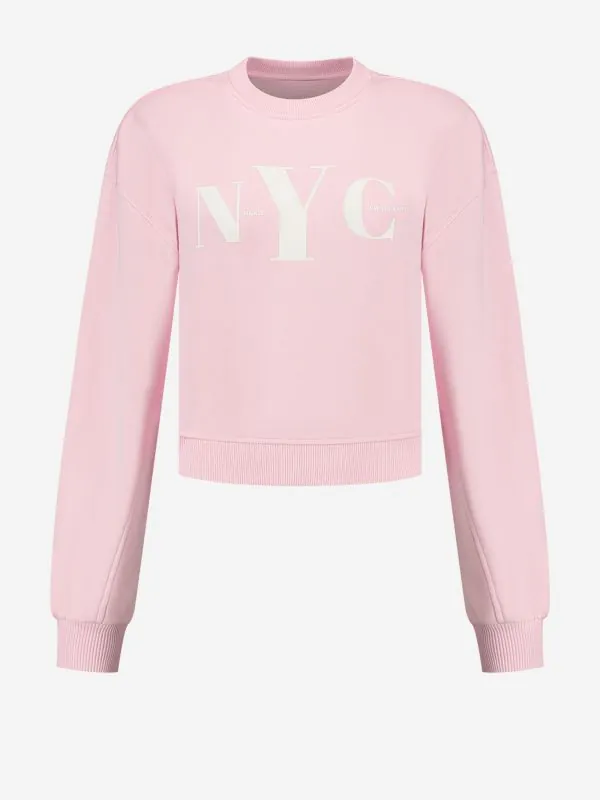 nikkie Sweater met NYC print