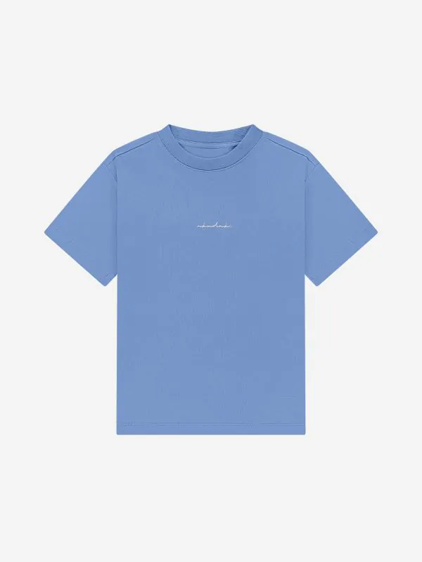 nikkie T-shirt met geborduurde tekst