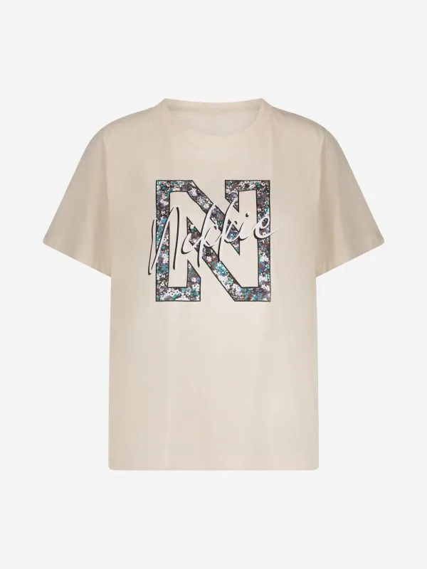 Nikkie T-shirt Met Grafisch N-logo