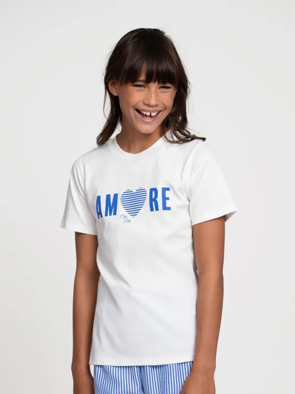 nikkie T-shirt met grafische opdruk