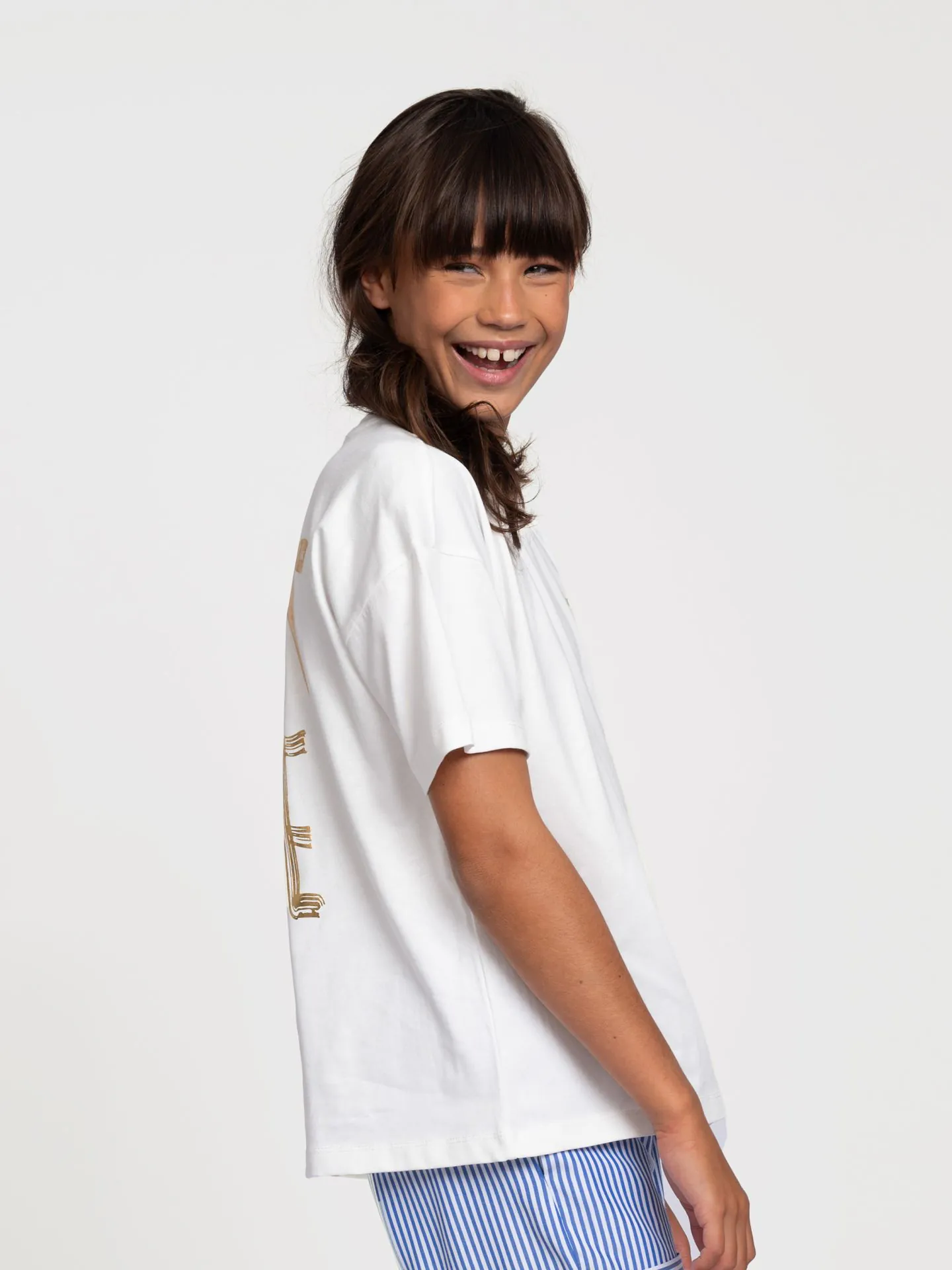 Nikkie T-shirt Met Grafische Opdruk Op Rug