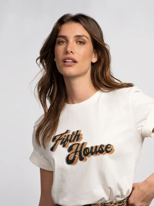 nikkie T-shirt met grafische opdruk