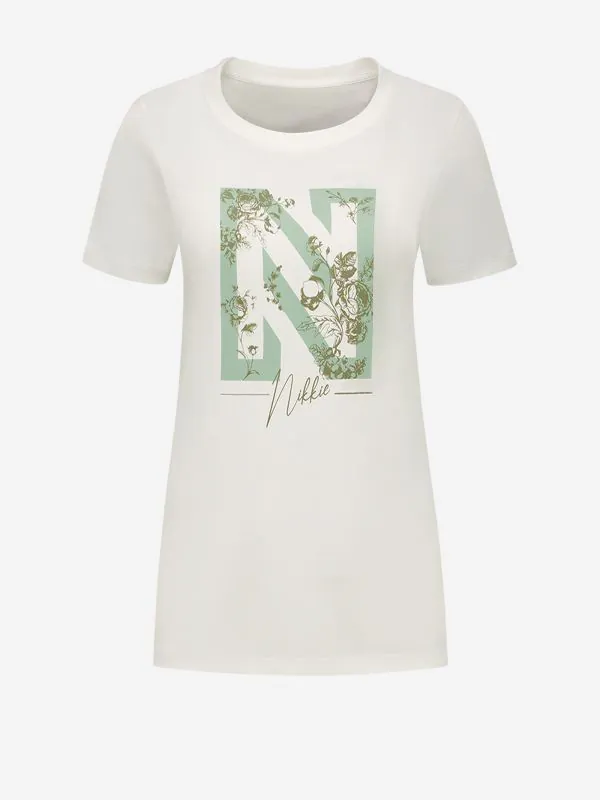 nikkie T-shirt met graphic logo