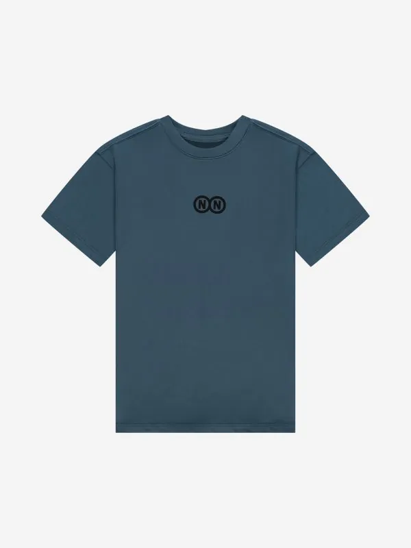 nikkie T-shirt met logo en grafische print