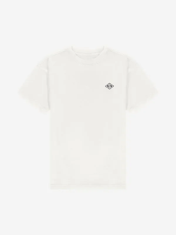 nikkie T-shirt met logo en grafische print