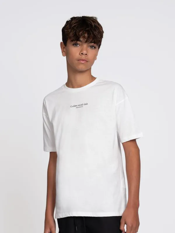 nikkie T-shirt met tekstopdruk