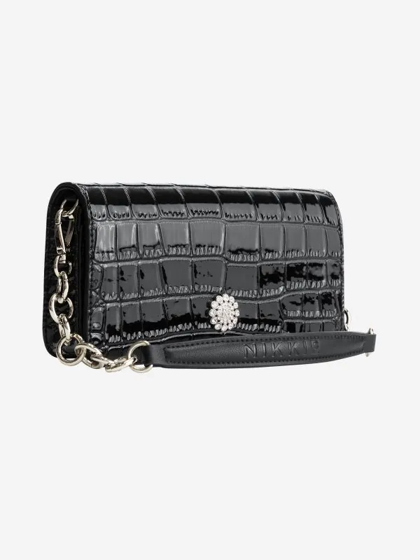 nikkie Tas van imitatieleer met dierenpatroon