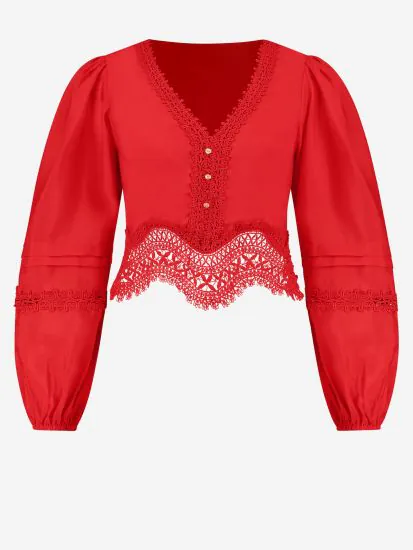 Nikkie Top Met Embroidery