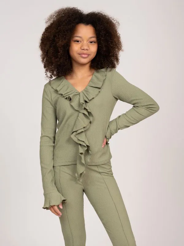 Nikkie Top Met Ruches