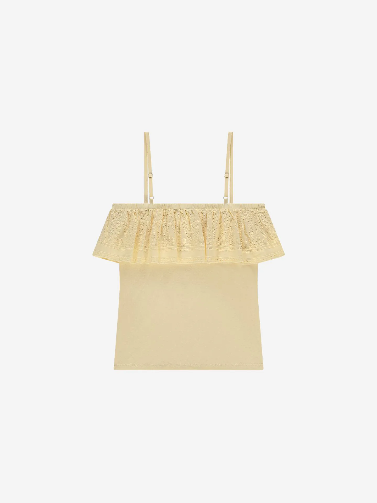 Nikkie Top Met Volant En Broderie