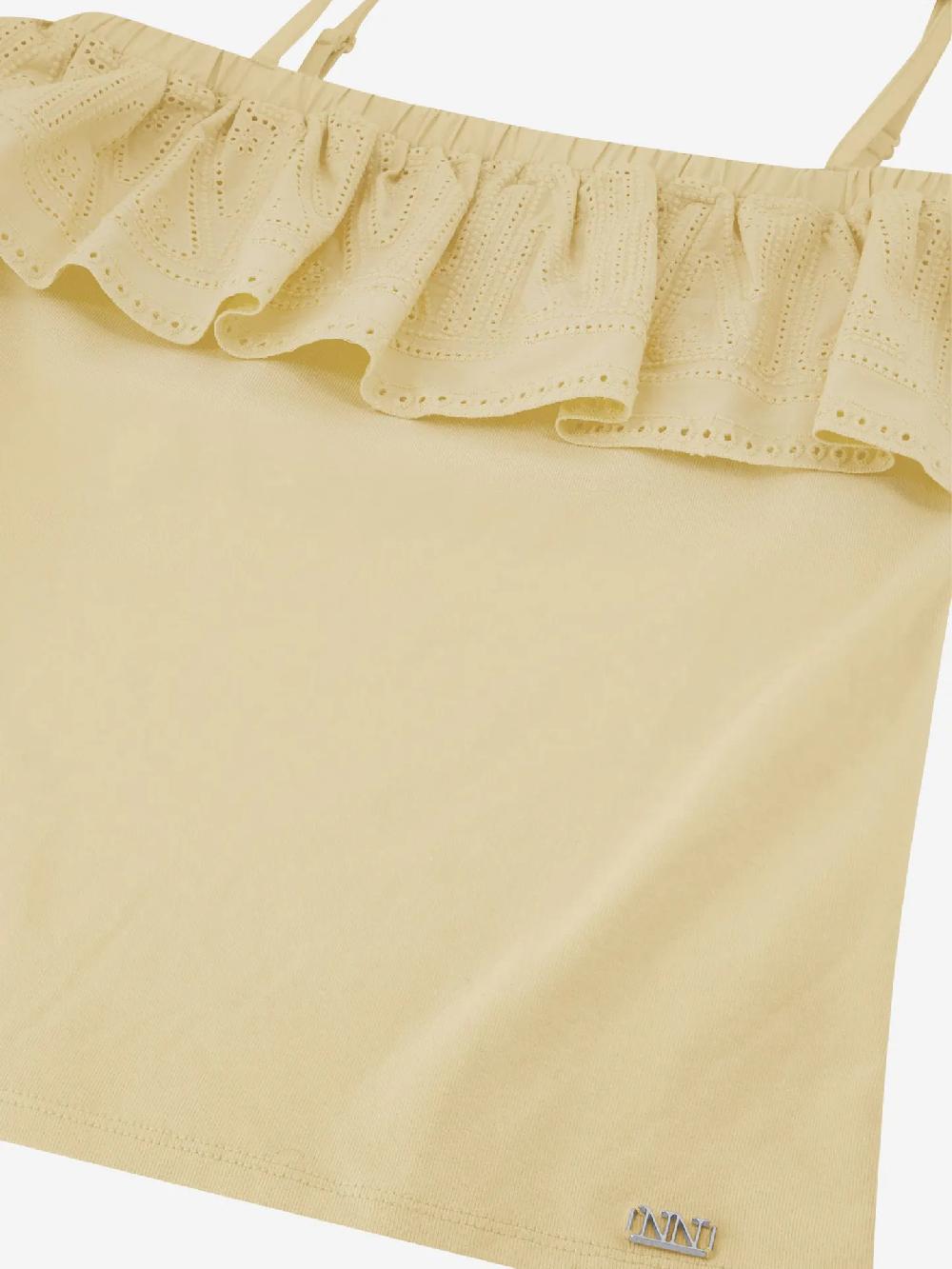 Nikkie Top Met Volant En Broderie