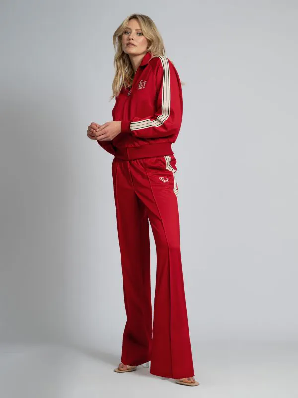 nikkie Track pants met FH logo en biezen