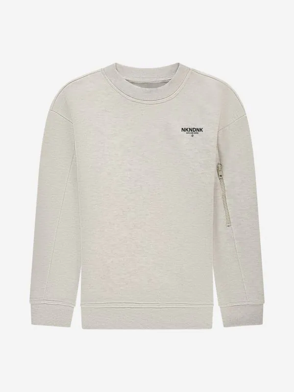 nikkie Trui met rits in de mouw