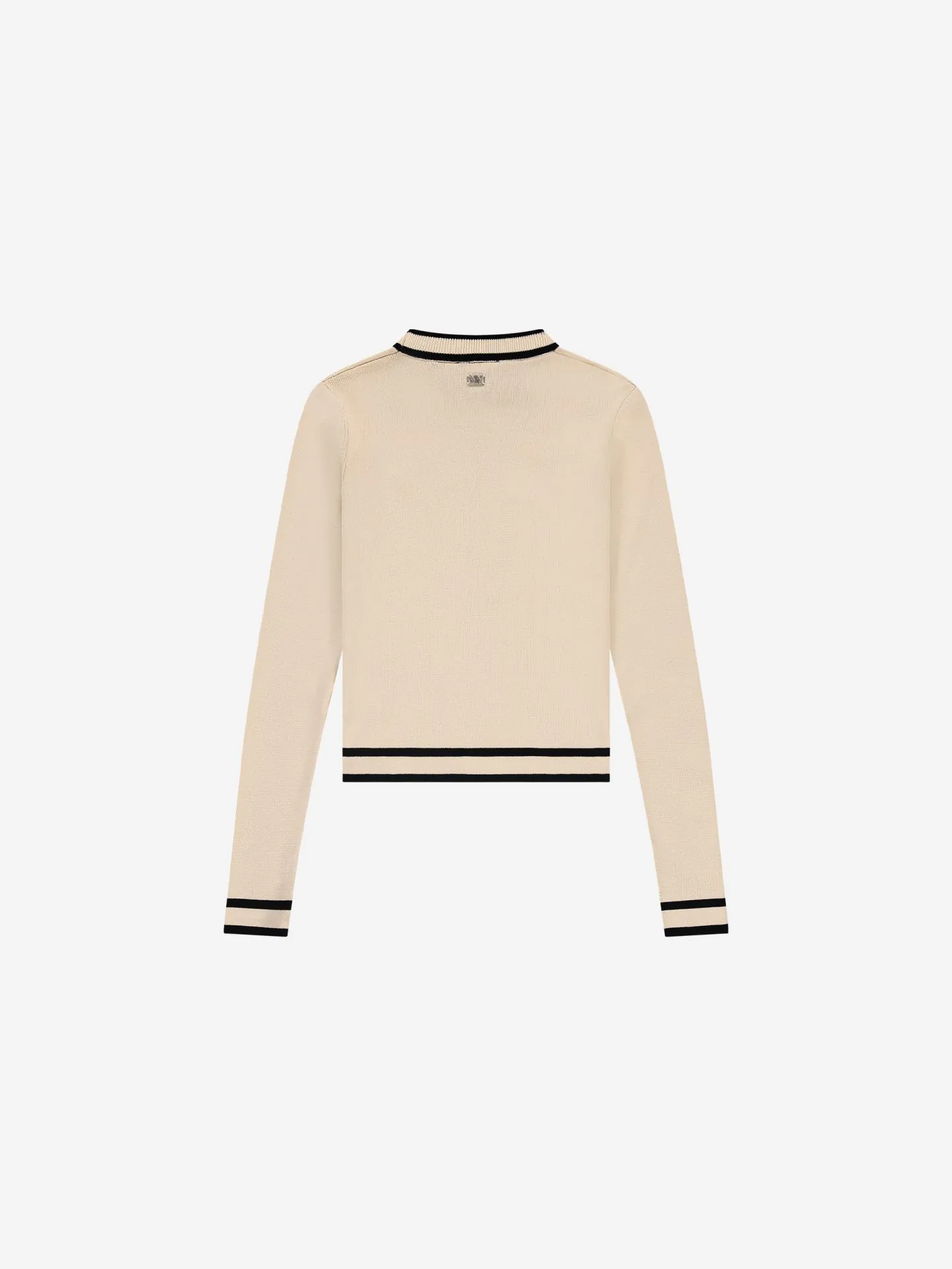 Nikkie Trui Met Zwarte Contrastbiezen