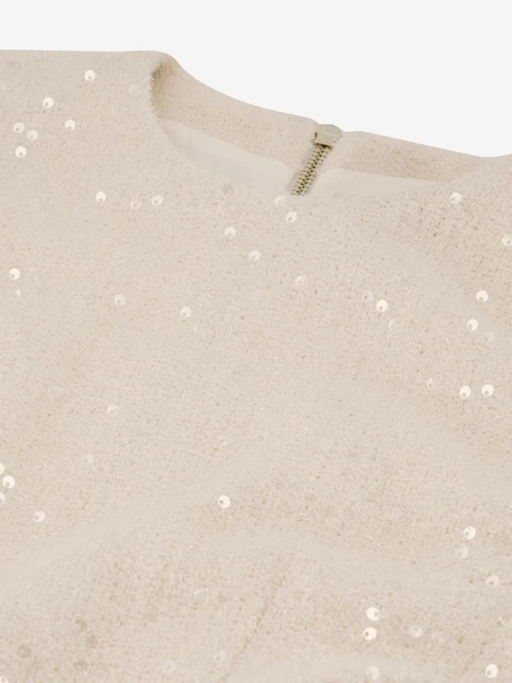 Nikkie Tweed Jurk Met Pailletten