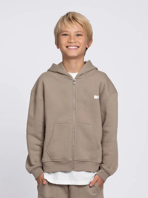 nikkie Vest met capuchon en logo