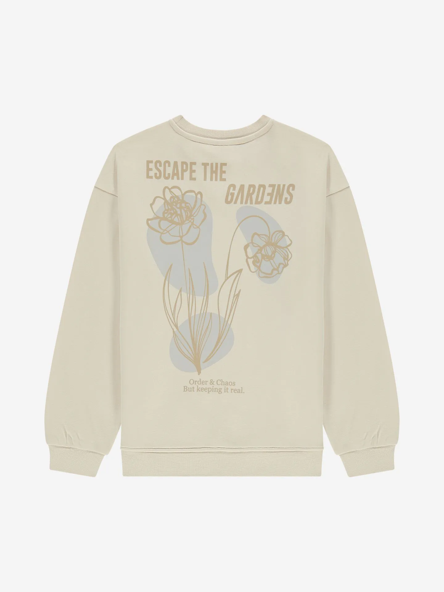 Nikkie Oversized Sweater Met Grafische Print Op Rug