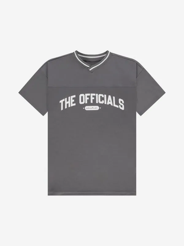 Nikkie Oversized Varsity T-shirt Met Officials Print