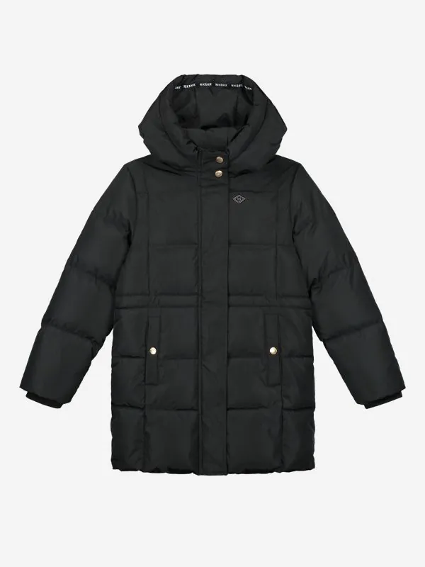 Nikkie Puffer Jas Met Capuchon En Getailleerd Middel