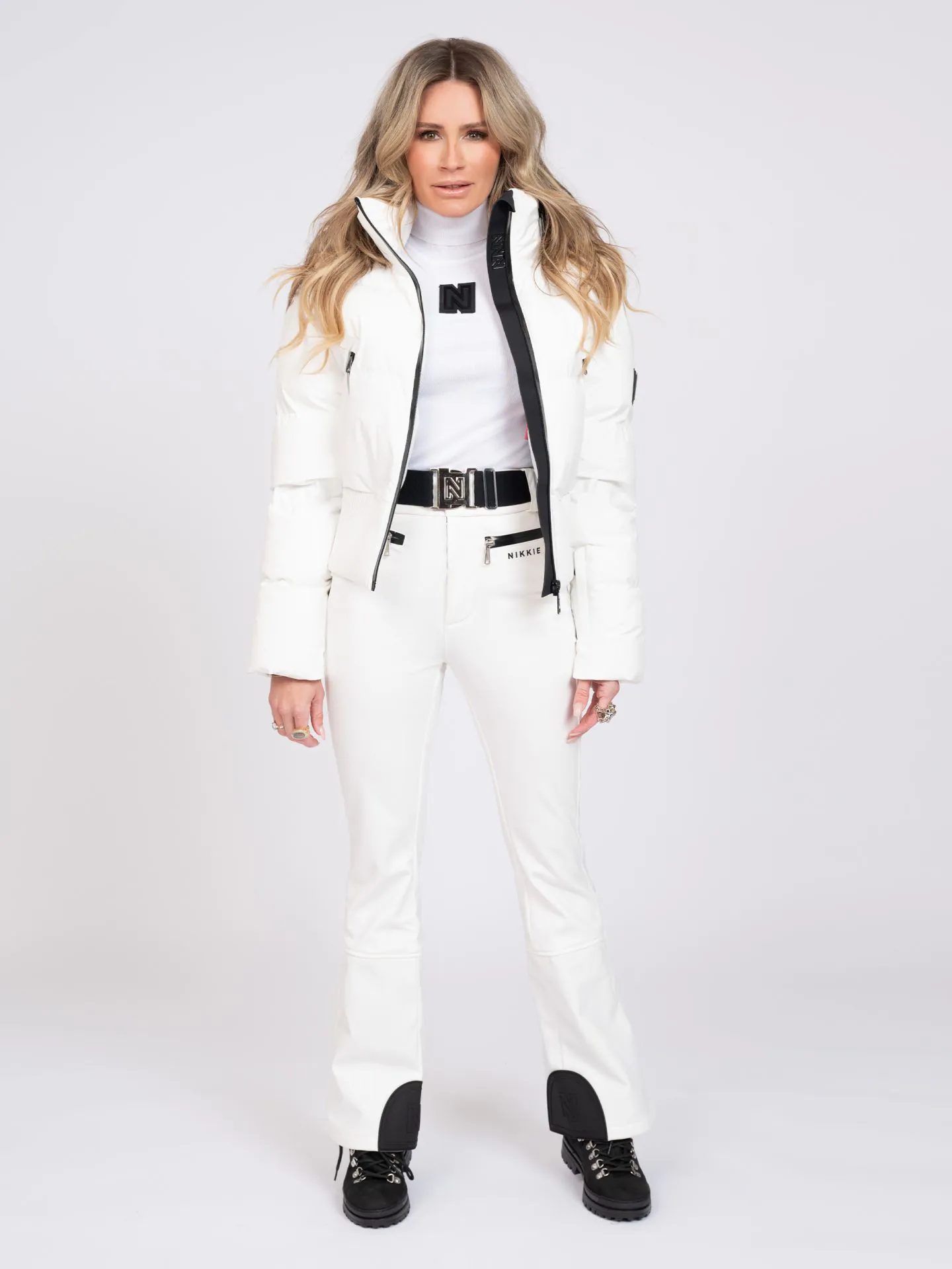 Nikkie Ski Broek Met Flared Pasvorm En Verstelbare Riem