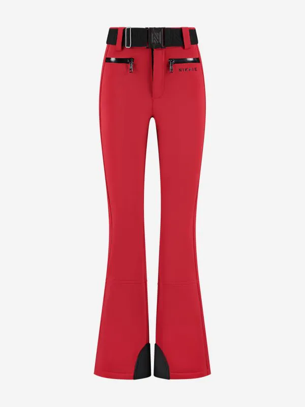 nikkie Ski broek met flared pasvorm en verstelbare riem