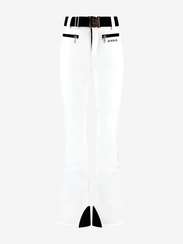 nikkie Ski broek met flared pasvorm en verstelbare riem
