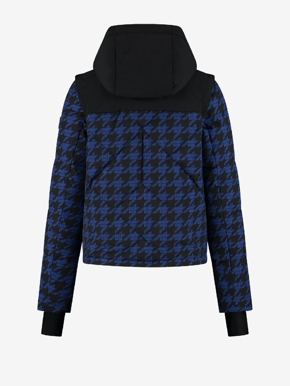 Nikkie Ski Jas Met Logo Patroon En Afneembare Mouwen