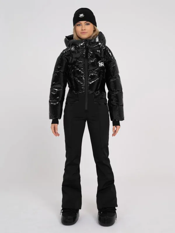 nikkie Ski jumpsuit met capuchon en verstelbare taille