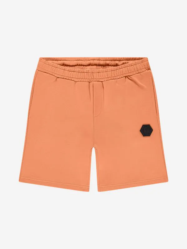 Nikkie Sweatshort Met Elastische Tailleband En Logo Patch