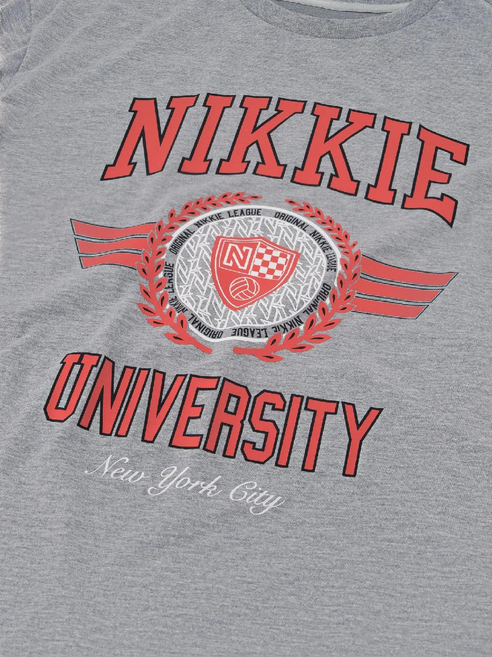 Nikkie T-shirt Met Grafische NIKKIE University Print