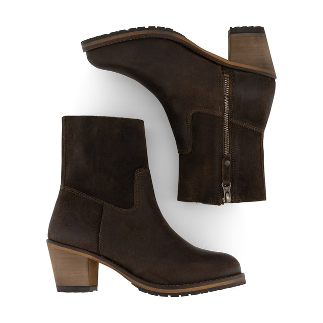 Nogrz Bordeaux Wax Suede Lady Green