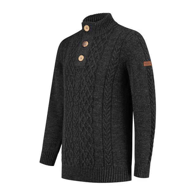 Nogrz Jumper Falun Men Dark Antracite
