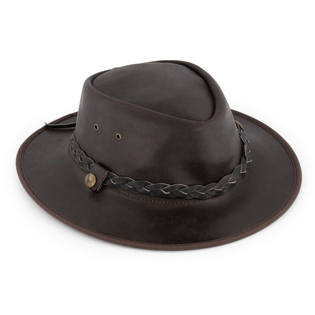nogrz Leather Country Hat Dark brown