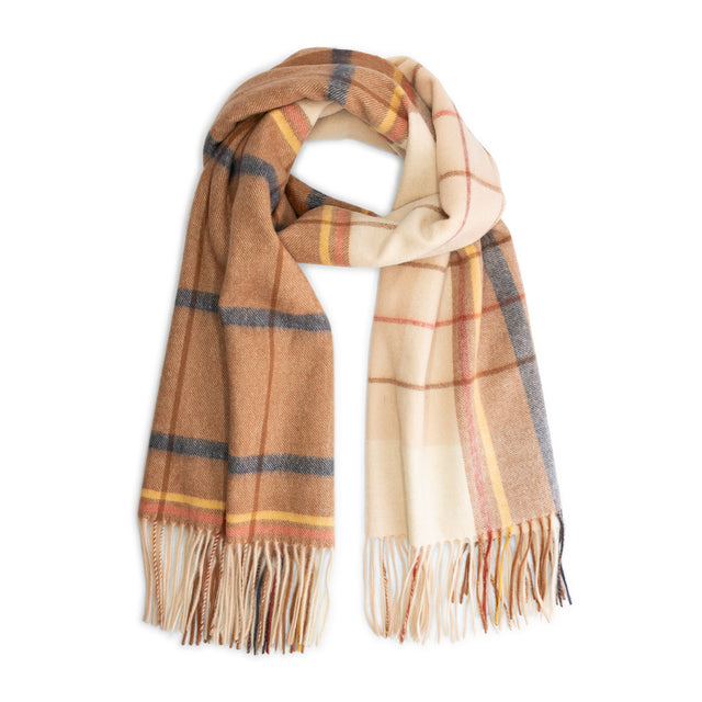 nogrz Mauve Scarf Ecru