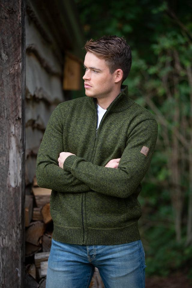 Nogrz Pine Cardigan Olive