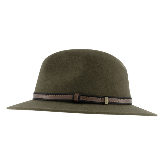 Nogrz Wood Felt Hat Olive
