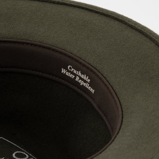 Nogrz Wood Felt Hat Olive
