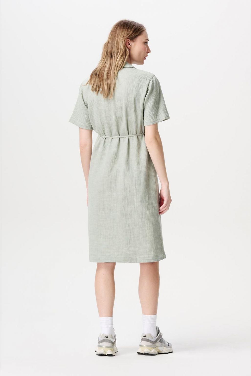 Noppies Jurk Met Voedingsfunctie Cruz - Iceberg Green