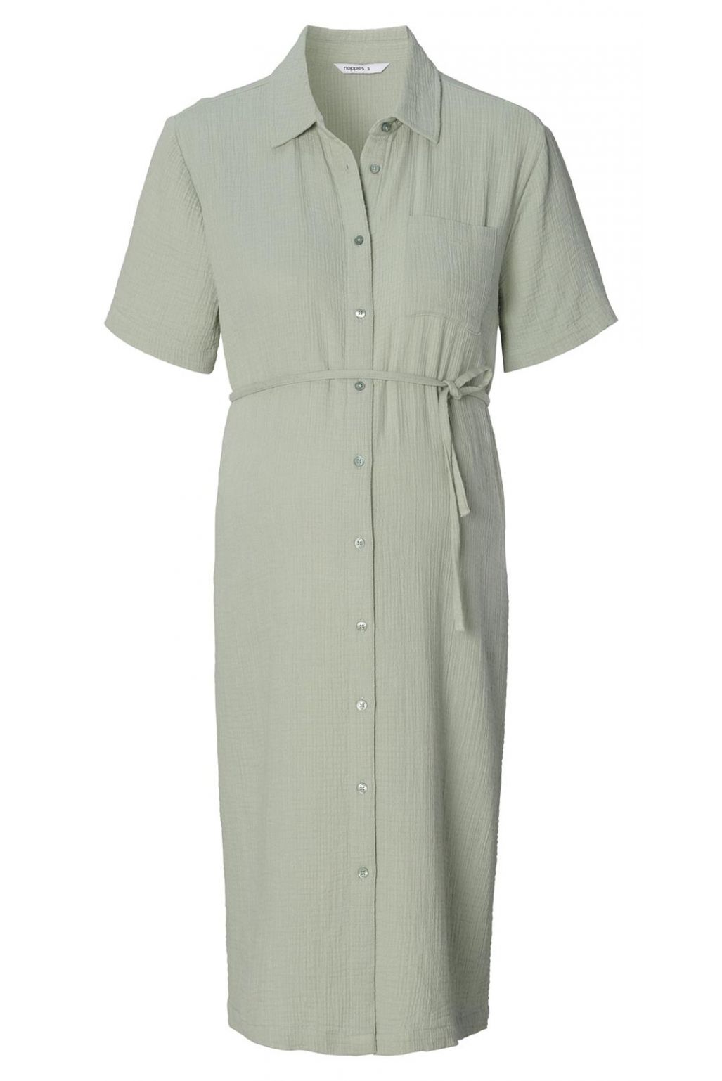 Noppies Jurk Met Voedingsfunctie Cruz - Iceberg Green