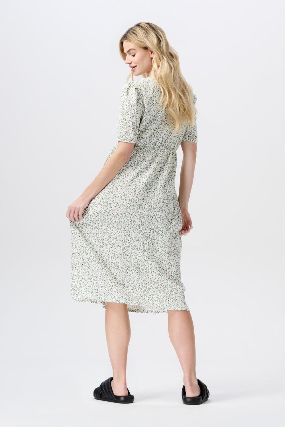 Noppies Jurk Met Voedingsfunctie Jaelynn - Cream Minimal Flower