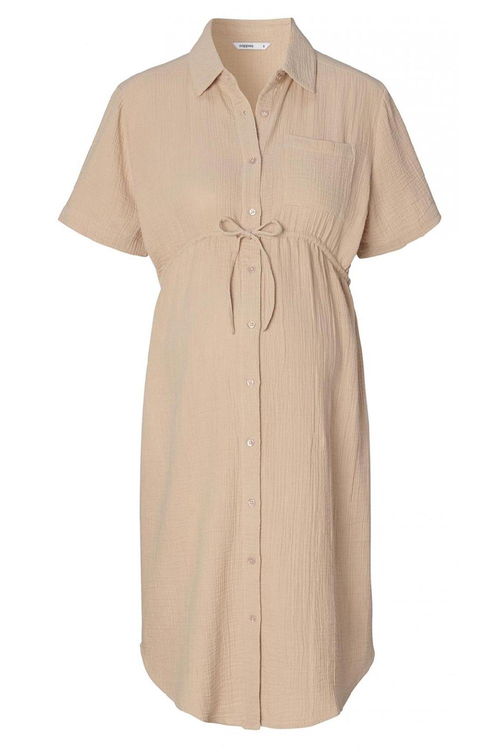 Noppies Jurk Met Voedingsfunctie Jamaira - White Pepper